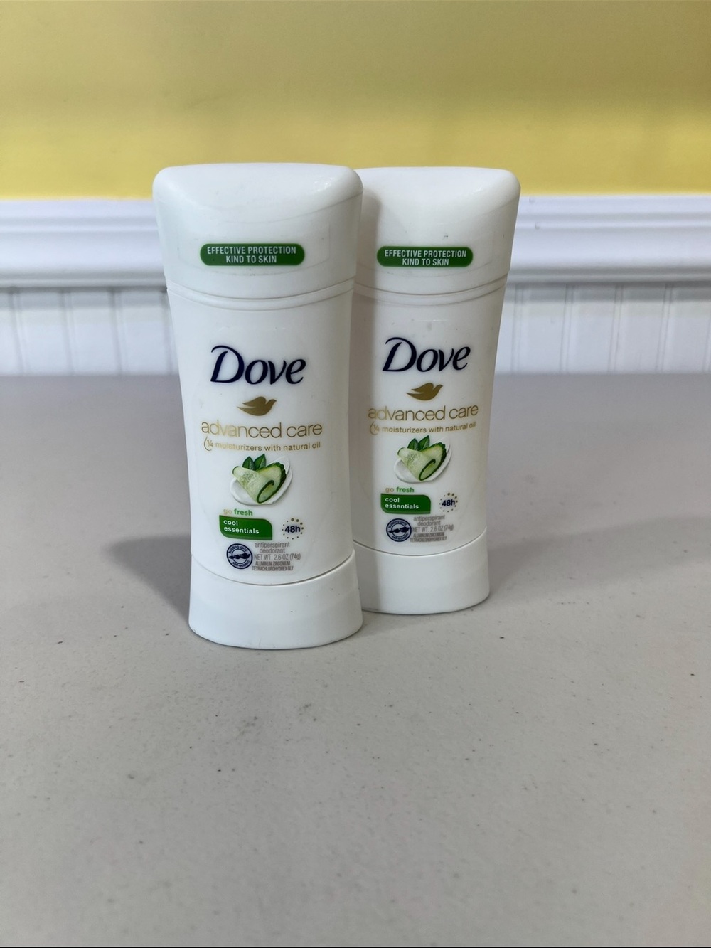 Dove Advanced Care Deodorant Stick - White with Green Accents